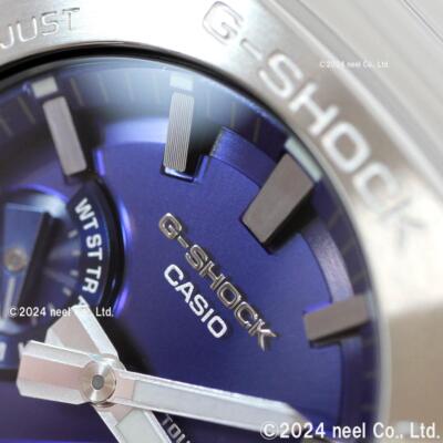 Pre-owned Casio G-shock Gm-b2100ad-2ajf Japan Blue X Full Metal Analog Digital Men Watch