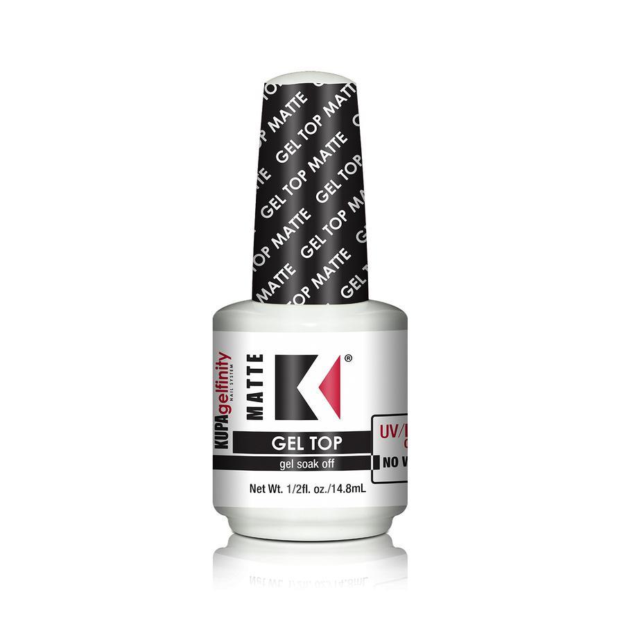 Kupa Gelfinity Top Coat Matte No Cleanse Gel Polish 0.5oz On Sale