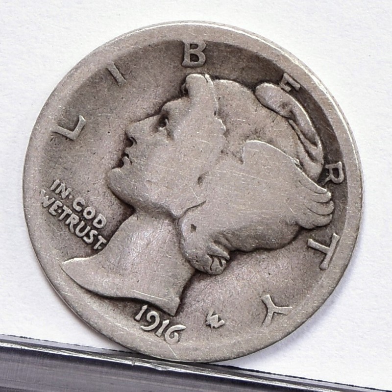 1916-D Mercury Dime - Good (#52670-L)