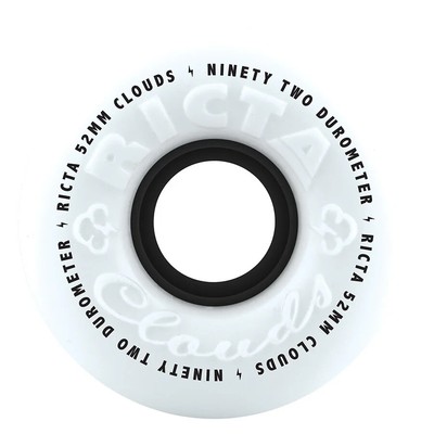 RICTA CLOUDS 52/92A WHT/BLK WHL 4-PK