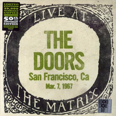 The Doors Live At The Matrix San Francisco 1967 RSD Vinyl LP New