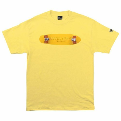 Santa Cruz OGSC BOARD Skateboard T Shirt YELLOW