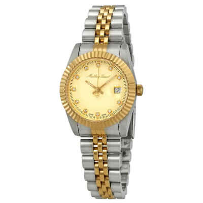 Mathey-Tissot Mathey III Женские часы с кварцевым кристаллом и золотым циферблатом D810BDI