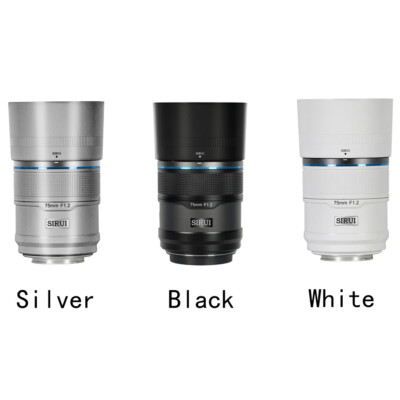 Sirui Sniper 75mm f/1.2 Autofocus Camera Lens APS-C FUJIFILM X Nikon Z Sony E
