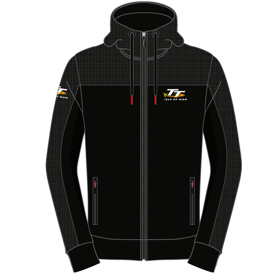 Isle of Man TT Races Official Black Hoodie 20AH1 UK