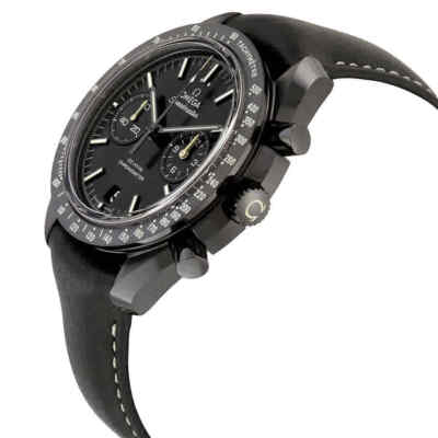 Pre-owned Omega Speedmaster Moonwatch Pitch Black Dark Side Of The Moon Chronograph