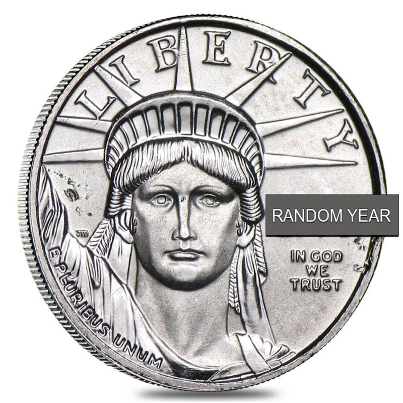 1/10 oz Platinum American Eagle (Abrasions,Random Year)