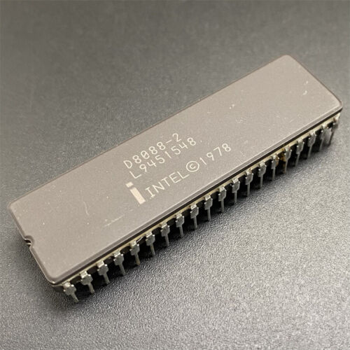 Intel D8088-2 CPU 8MHz Ceramic DIP40 16bit x86 Processor 8088 Microprocessor Intel D8088-2 CPU 8MHz Ceramic DIP40 16bit x86 Processor 8088 Microprocessor