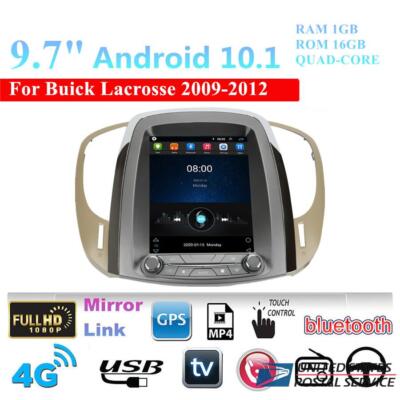 9.7''Android 10.1 Car Stereo Radio 1+16GB GPS Navigation For Buick Lacrosse 09-12