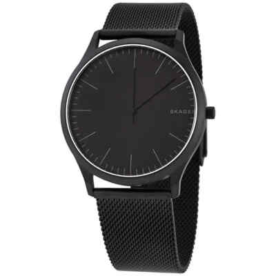 Мужские часы Skagen Jorn с кварцевым черным циферблатом SKW6422