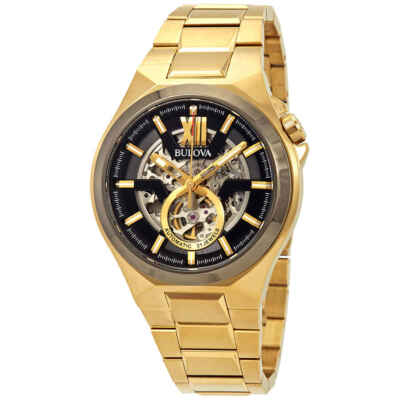 Pre-owned Bulova Classic Automatic Black Dial Men's Watch 98a178