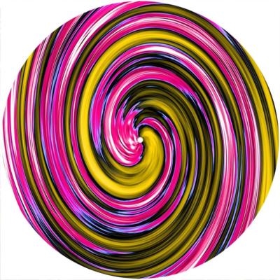 Slipmat Scratch Pad Slip Mat Felt for 12'' Turntable LP DJ Record Player SPIRAL 7