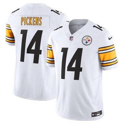 Men's George Pickens #14 White Player Game Stitched Jersey