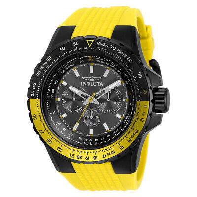 Мужские кварцевые часы Invicta Aviator с черным циферблатом 33038