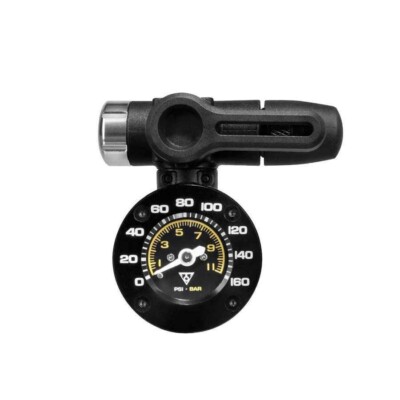Topeak Shuttle Gauge G2 Tire Pressure Gauge PV SV Can Integrate With Pump or Not