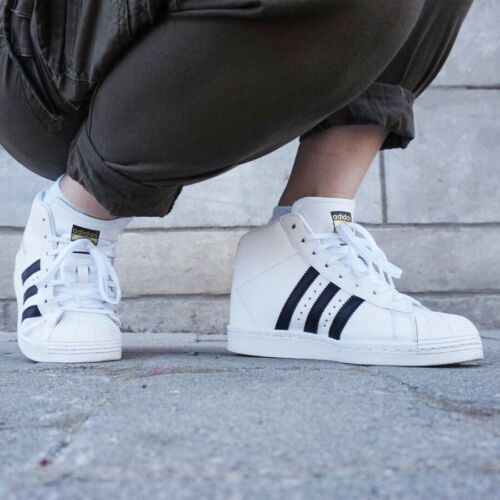 Adidas Superstar Up Wedge FW0118 Women's Shoes Cloud White Adidas Superstar Up Wedge FW0118 Women's Shoes Cloud White
