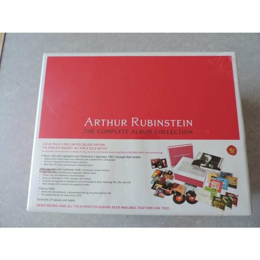 ⭐︎ARTHUR RUBINSTEINコンプリートアルバムコレクション Arthur Rubinstein The Complete Album Collection | eBay