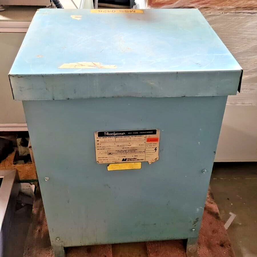 30 KVA Transformer Powerformer 223-3194 Dry 480 208/120