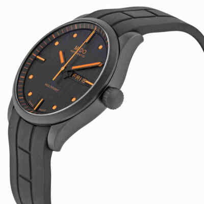 Pre-owned Mido Multifort Automatic Black Dial Men's Watch M0054303705180