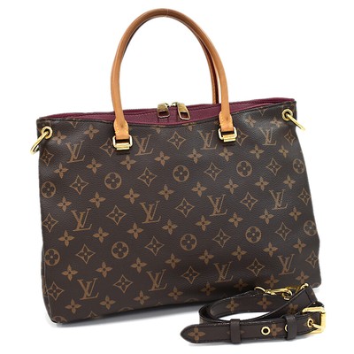 Auth LOUIS VUITTON Monogram Pallas M41175 Hand Bag Canvas s4f2 O01R