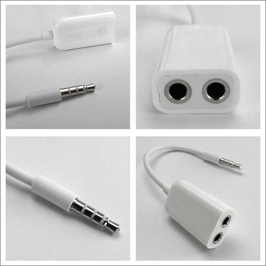 Smartphone Iphone Samsung Android 3 5mm Trs Headphone Adapter Converter Splitter Ebay