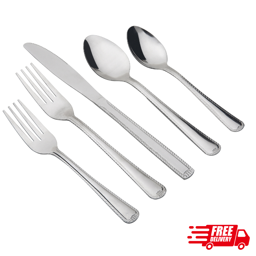 Value Set With Tray Organizer Silver