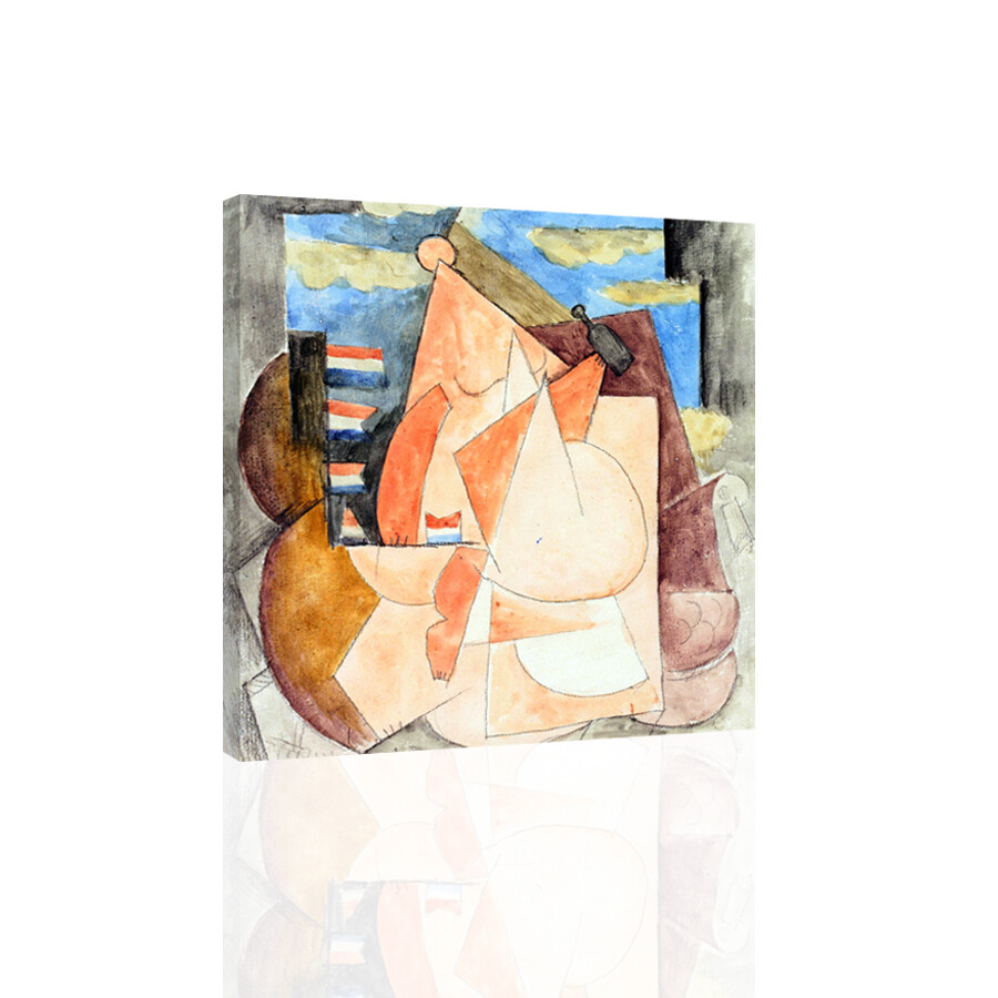 Woman Seated In An Armchair-Picasso - CANVAS OR PRINT WALL ART