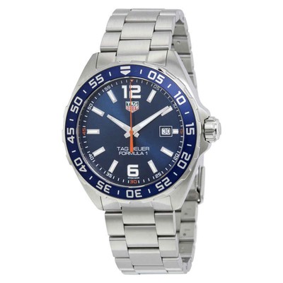 Pre-owned Tag Heuer Formula 1 Blue Dial Men's Watch Waz1010.ba0842