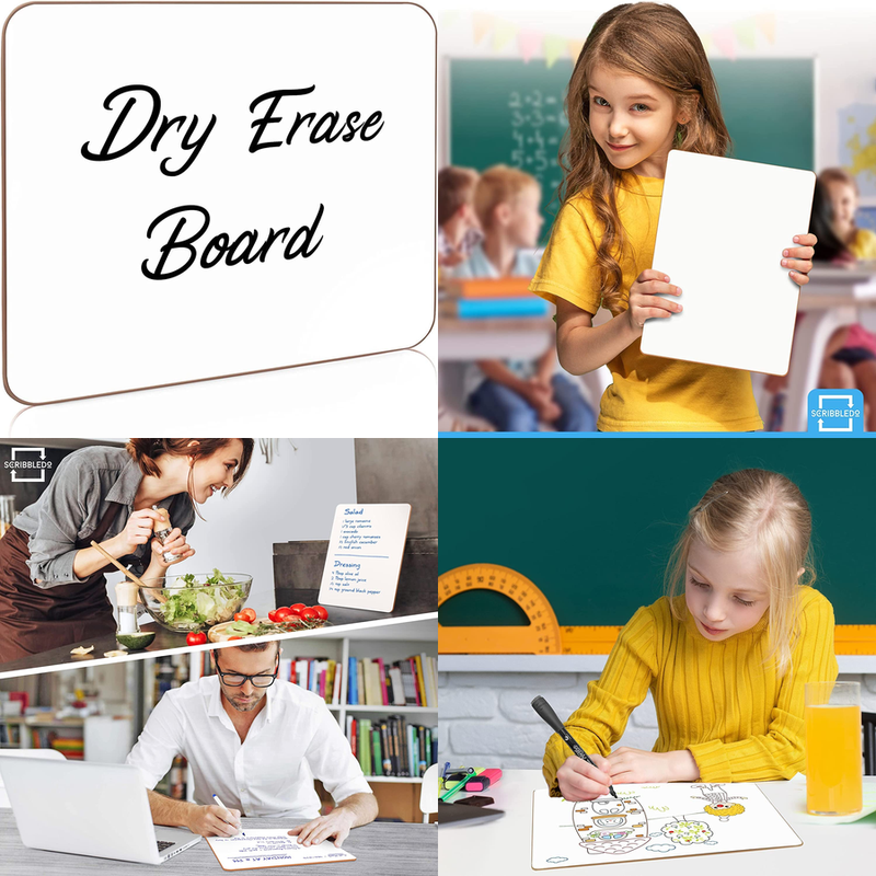Small White Board , Dry Erase Mini Whiteboard 9X12 Inch , Sm