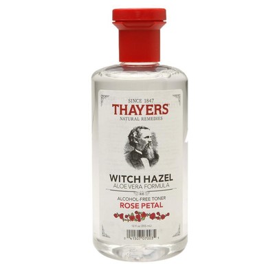 Thayers Rose Petal Witch Hazel Alcohol-Free Toner with Aloe Vera 12 THA-07003
