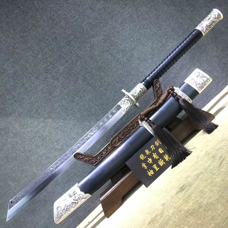 WUSHU Broadsword Sword Qing Dynasty Kangxi Emperor Blade Manganese