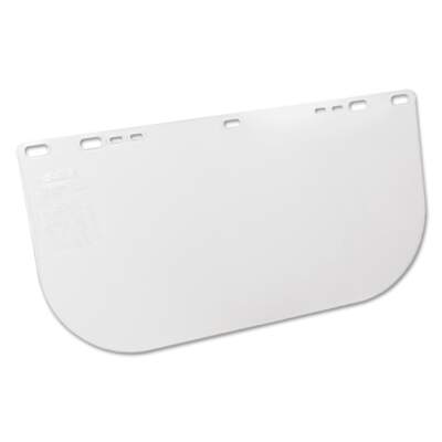 34-60-PC-F Clear Polycarbonate Flat Unbound Faceshield/Visor