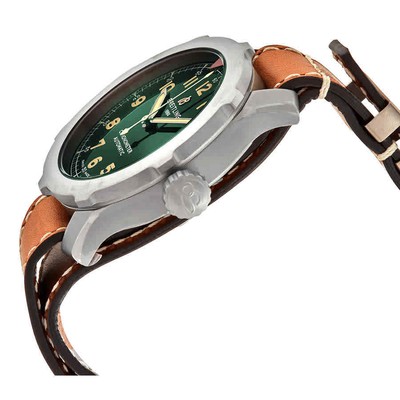 Pre-owned Breitling Navitimer Super 8 B20 Automatic Chronometer 46 Mm Green Dial Men's