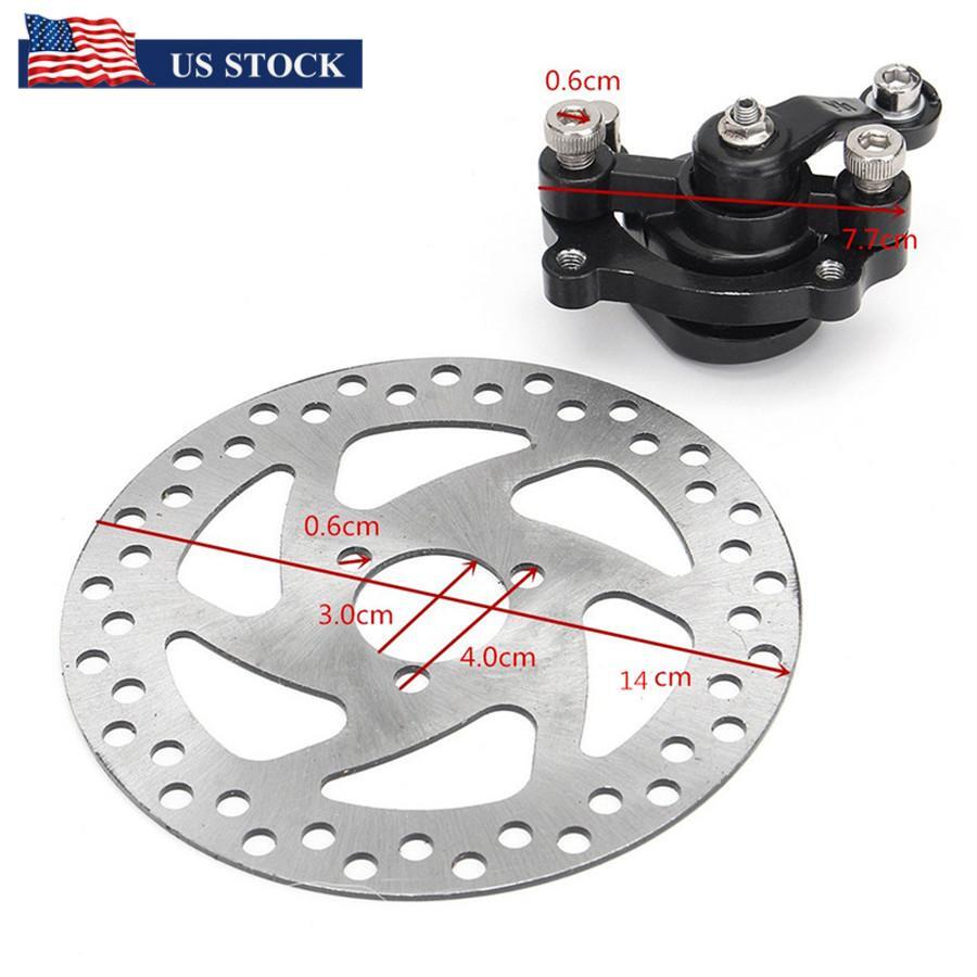 Rotors Rear Disc Brake Caliper For Electric Scooter ATV Gas Mini Dirt Bike ATV