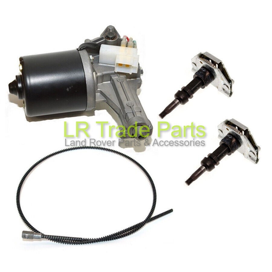 FITS DEFENDER NEW FRONT WINDSCREEN WIPER KIT, MOTOR SPINDLES CABLE (2002+)