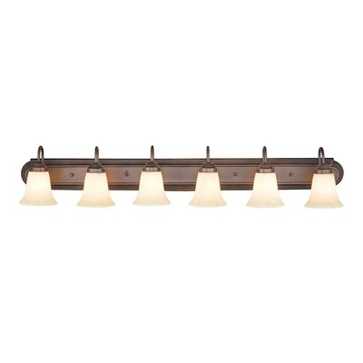 6 light vanity light bronze deals