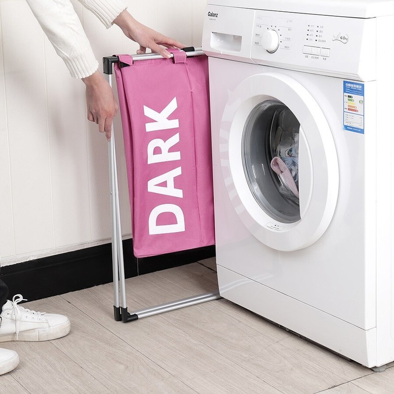 Wäschesammler 3 Fächer Wäschekorb Wäschesortierer Wäschebox Waschkorb