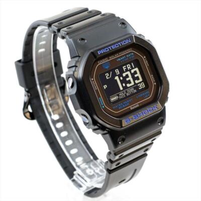 Pre-owned Casio G-shock Dw-h5600-1a2jr Box G-squad Sport Bluetooth Digital Men Watch