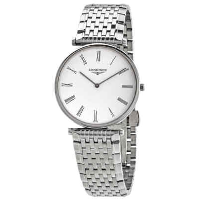 Женские кварцевые часы Longines La Grande Classique с белым циферблатом L4.709.4.21.6