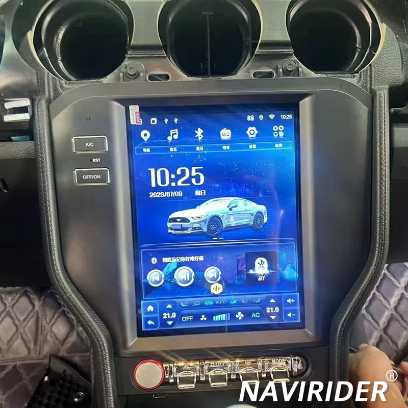 Qled Screen Navigation GPS For Ford Mustang 2015-2021 Radio Navi Stereo Android
