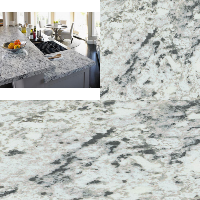 Laminate Ice Granite Sheet Scratch Resistant Home Indoor Kit