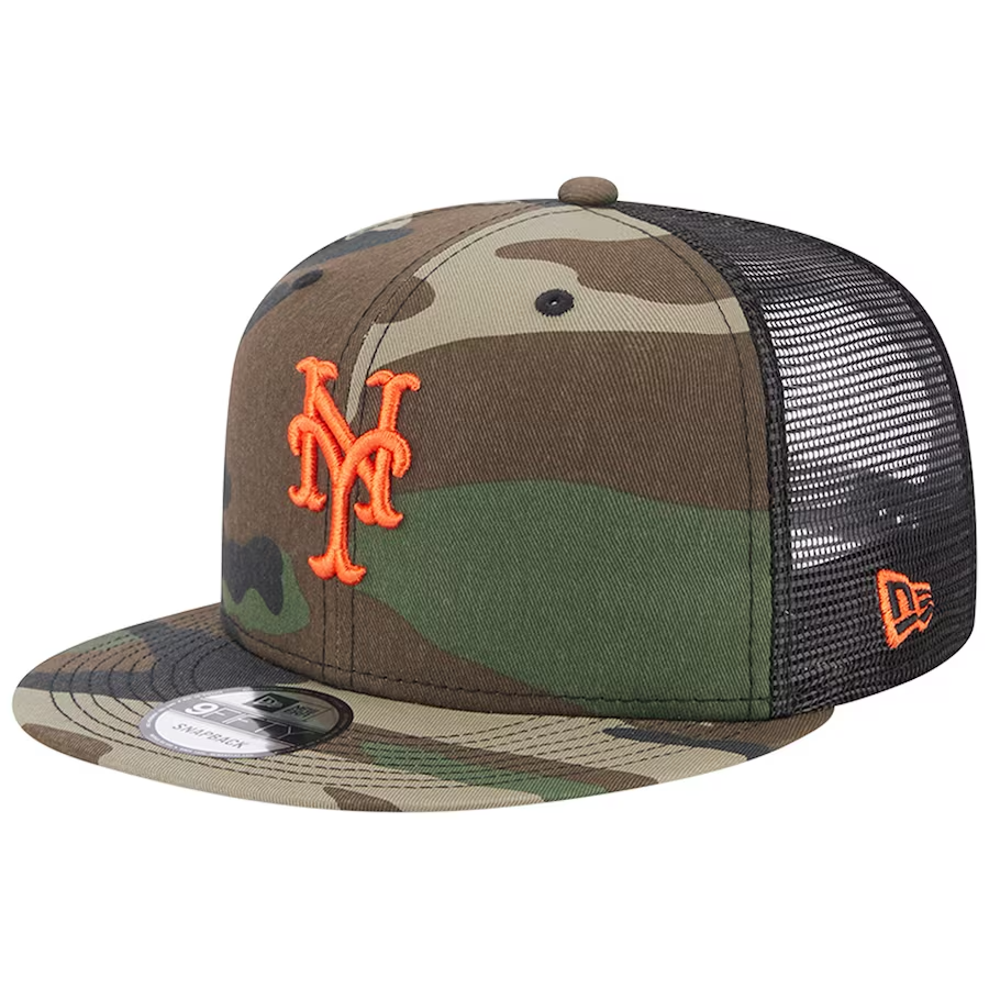 New York Mets New Era MLB Classic Trucker 9Fifty Snapback Hat~Camo
