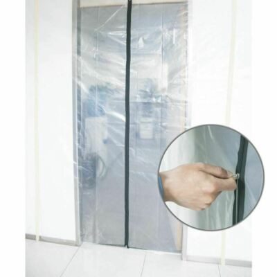 Folientür Schmutzschleuse Staubvorhang 220x215cm Staubschutztür Staubschutz