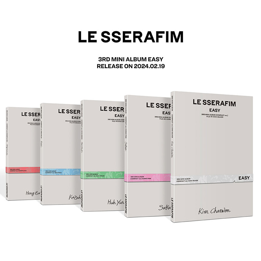 LE SSERAFIM 3RD MINI ALBUM EASY タレントカード $_57.JPG?set_id=8800005007