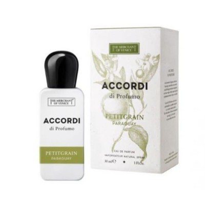 The Merchant of Venice Unisex Accordi Di Profumo Petitgrain Paraguay EDP 1.0 oz
