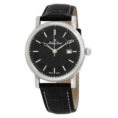 Мужские часы Mathey-Tissot City с черным циферблатом H611251AN