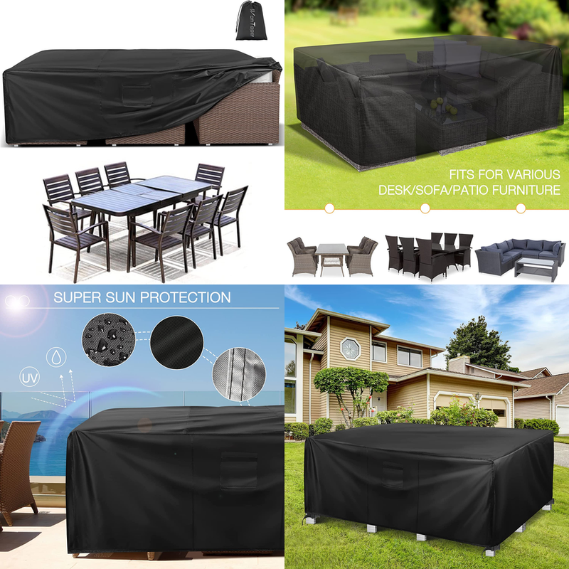 Rectangular Outdoor Table Chair Cover