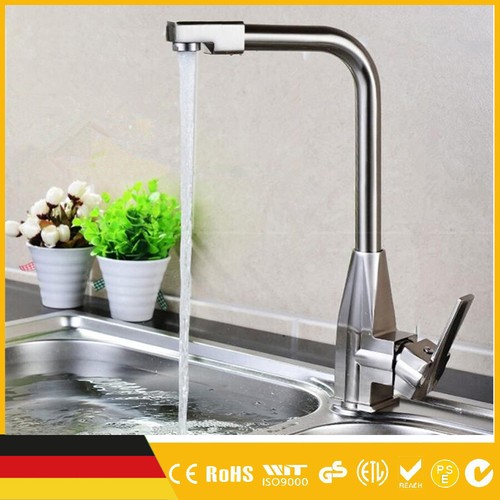 Wasserhahn Küchenarmatur Spültisch Armatur Küche DHL DE + 2x Anschlussschläuche