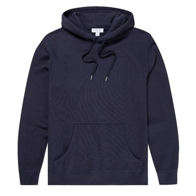 SUNSPEL SUNSPEL LOOPBACK OVERHEAD HOODY NAVY - SALE