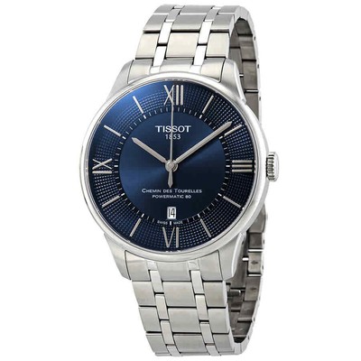 Мужские часы Tissot Chemin Des Tourelles с автоматическим синим циферблатом T099.407.11.048.00
